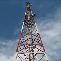Tour de télécommunication cellulaire 4G 5G à 4 pieds, galvanisée à chaud, tour de télécommunication mobile, tour BTS