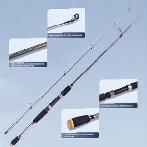 Canne à pêche spinning pour eau salée, 2 brins, pour truite, surfcasting, baitcasting, action rapide, blank en carbone, poignée EVA, pour carpe crucian de lac - Product Image 4