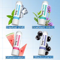 Stock disponible SPAG Health Lot de 4 bâtonnets nasaux rafraîchissants, parfum naturel menthe aux herbes, prix de gros, approvisionnement en vrac, inhalateur nasal rafraîchissant