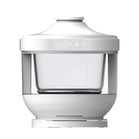 Cuiseur à riz intelligent portable Hotsy Kitchen, 3L, multifonction, cuve intérieure en verre, cuiseur à riz électrique, cuiseur à riz pour micro-ondes