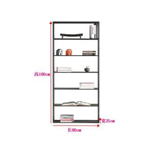 كينو رف حديد على الطراز الاسكندنافي رف للكتب بسيط لغرفة المعيشة وغرفة النوم جدار رف تخزين متعدد الطبقات رفوف رياح صناعية - Product Image 4