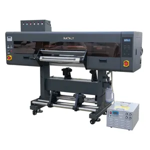 Hot Sale Dtf Uv Printer With 3 I3200 Heads Digital Dtf Printer Uv For Custom-made Printing All In One Transfer Printer Led Light