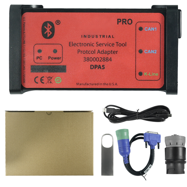 DPA5 Pro BT Version EST TEST Adapter Truckfix for Hravy Duty Diagagnosti OBDII Scanner Professional Dealer Level Tool Kit Whole