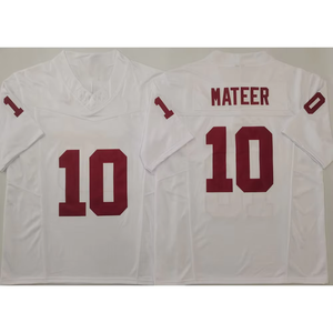 Oklahoma College pria 6 Baker Mayfield 10 John Mateer 2 CeeDee domba grosir US Amerika dijahit kaus sepak bola - Product Image 4