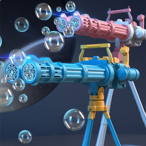 Machine à bulles de tir en plein air d'été, jouets pour enfants, entièrement automatique <span class=keywords><strong>sur</strong></span> le support d'<span class=keywords><strong>eau</strong></span>, double canon Gatling bubble gun - Product Image 2