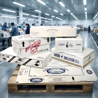 Bac de transport aéré pour poissons vivants en Coroplast résistant aux UV, 6 mm, 800x500x500 mm, avec valve de vidange, disponible en gros, OEM, ODM