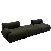 Modernes Modulares Drehbares Dreisitzer-Ecksofa Gepolstert für Hotel- und Wohnzimmernutzung