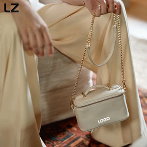 Valigetta <span class=keywords><strong>Professionale</strong></span> per Trucco LZ con Tracolla Regolabile, Borsa a Tracolla in Pelle, Organizer per Pennelli - Product Image 2