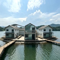 Maison préfabriquée portable imperméable, villa modulaire moderne, structure en acier, maison avec aménagement personnalisé