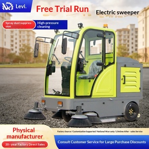 Ground Campus Road Cleaning Trolley Small Industrial Driving Car - Product Image 1