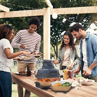 Feuilles de cuisson jetables pour friteuse à air, 50 pièces, en papier sulfurisé, compatibles avec les friteuses à air de 4 pintes et 6 tasses, accessoires de cuisine
