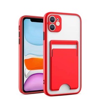 Porte-cartes pour huawei p30 pro et y7p, étui en TPU, porte-cartes, vente directe d'usine
