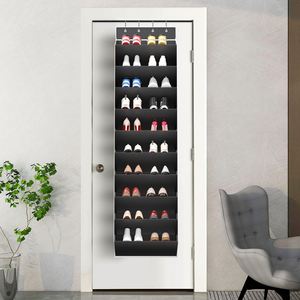 Large 10-Tier <b>Foldable</b> Door <b>Shoe</b> <b>Rack</b> Hanging <b>Shoe</b> Organizer Modern Wall-Mounted Non-Woven Fabric Storage Functional <b>Shoes</b> - Product Image 6