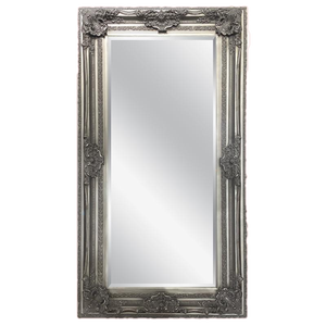 Personalizado al por mayor adornado lujo decoración espejo fábrica boda suelo madera espejo resina tallada decoración del hogar espejos franceses - Product Image 5