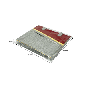 Borsa Tote in Feltro Leggera e Portatile con Logo Personalizzato, Ecologica e Riutilizzabile, per Shopping, Regalo per Donne e Bambini 30x35x15cm - Product Image 6