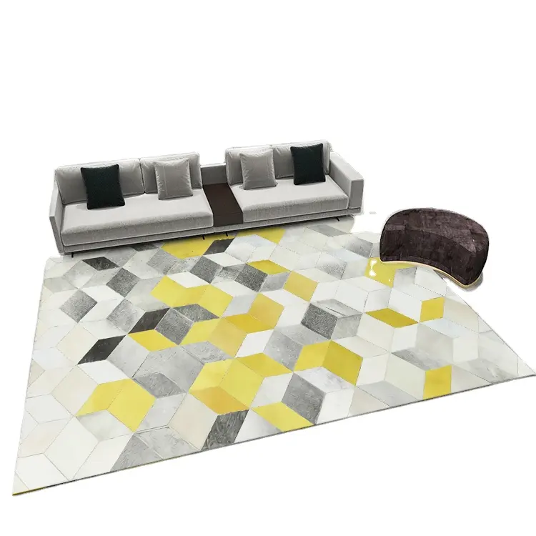 Alfombras decorativas para el hogar, alfombras de lujo con estampado dorado y gris, hechas a máquina de Turquía, para sala de estar