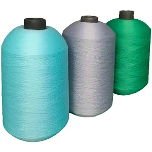 Polyester Garen 75d/72f Hoge Kwaliteit Naaigaren Groothandel Gehaakt Geverfd Gebreide Zhejiang Fancy Bieden Fdy 20 Kegels/Doos