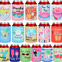 Porte-boissons en néoprène pour canettes de bière, style moderne et tendance, pour mariage, pour bouteilles d'eau