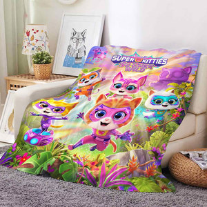 Nueva Manta de Franela de Felpa con Diseño de Gatito, Suave y Adorable, para Bebés y Niños, para Usar en Casa, Regalos para Niños y Niñas - Product Image 3