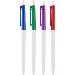 Cadeaux promotionnels personnalisés, stylos publicitaires en plastique à mécanisme rotatif, stylos à bille blancs vierges pour sublimation - Product Image 6