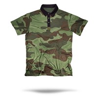Polo de Golf con Estampado de Camuflaje, Moderno, de Alta Calidad, Transpirable, de Secado Rápido, que Absorbe la Humedad, con Logotipo Bordado Personalizado