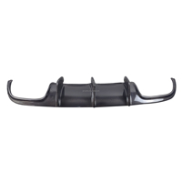 Aileron de lèvre arrière en Fiber de carbone Style KB avec lumière pour Audi A7 S7 diffuseur de lèvre de pare-chocs arrière16-18