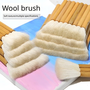 <span class=keywords><strong>Pinceau</strong></span> en laine à manche en bambou personnalisé OEM ODM, vente en gros, pour peinture aquarelle, calligraphie et montage artistique - Product Image 2