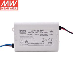 Mean Well APC-25-350 25W Constant <strong>Current</strong> <strong>LED</strong> Driver 350mA 15-50V Onput IP42 Ideal for <strong>LED</strong> Lighting <strong>Applications</strong> - Product Image 4