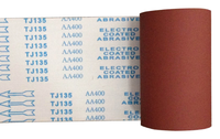 Rouleau Jumbo d'Oxyde d'Aluminium Moyen, Rouleau de Tissu Abrasif Personnalisable OEM, 36-400 #   Convertisseur de grain pour outils de polissage et de meulage