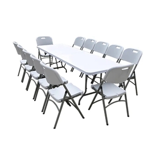 Folding Dining Pool Table Tables And Chairs Plastic Prices For Events