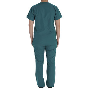 OEM Women's Polyester Woven Medical <b>Scrub</b> <b>Set</b> Professionally Manufactured High Quality Medical <b>Scrub</b> <b>Sets</b> for Doctors - Product Image 2