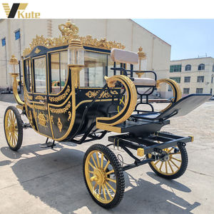 Calèche royale européenne pour princesse, calèche électrique Cendrillon pour enfants - Product Image 4