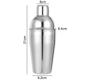 رشاش الكوكتيل مع فلتر من الفولاذ المقاوم للصدأ زجاجة شاكر الكوكتيل
