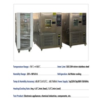 Chambre d'essai programmable à température constante et humidité de taille laboratoire Équipement d'essai de simulation environnementale Testeur climatique