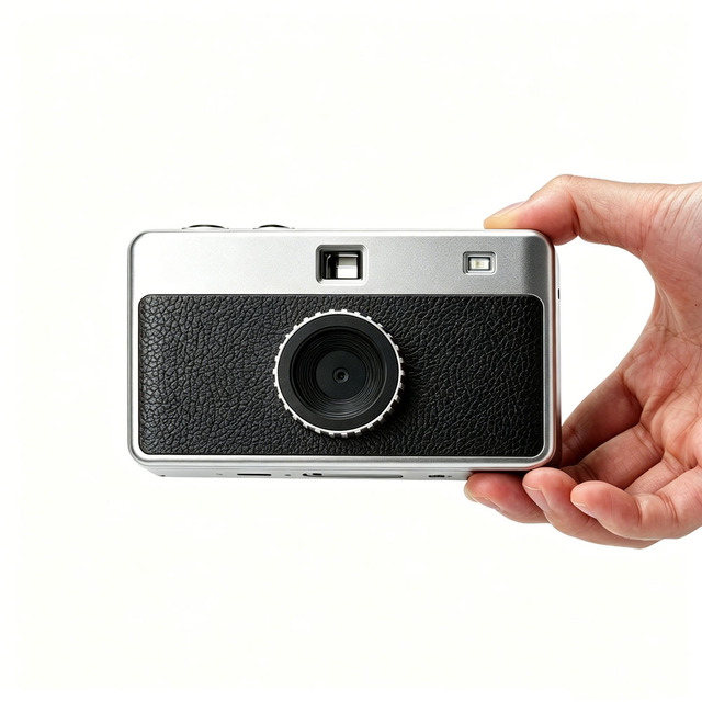 Winait 12MP Retro Screenless Digital Camera Vintage Pocket Camera 8 Color Filters and Max Support128GB Camera