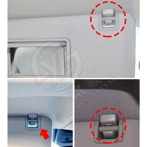 Xinyida Car Sun Visor Vanity Mirror Base Hook <b>Bracket</b> Y37 <b>Plastic</b> Nylon 24.4x36x30.7mm For Chevrolet Cruze - Product Image 4