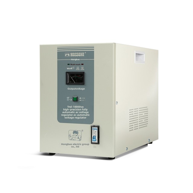 TND-10kVA Fully Automatic Single-Phase AC Voltage Stabilizer 220V High-Power 10kVA 1x Rated Power Protection for