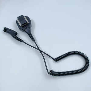 Walkie Talkie con Comunicación por Cable, Micrófono <span class=keywords><strong>de</strong></span> Mano con Altavoz PTT, Duradero, Voz Alta y Clara, <span class=keywords><strong>Escucha</strong></span> Individual, Conector <span class=keywords><strong>de</strong></span> Audio <span class=keywords><strong>de</strong></span> 4.0 mm, 2 Unidades - Product Image 2
