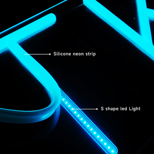 Silicone 6mm Séparé <span class=keywords><strong>LED</strong></span> Bande Néon <span class=keywords><strong>Tube</strong></span> Flexible <span class=keywords><strong>LED</strong></span> Néons pour Faire Des Panneaux Publicitaires Au Néon - Product Image 3