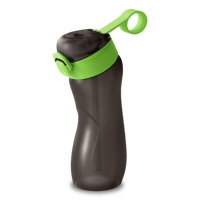 Bouteille d'eau en Tritan avec dosette aromatisante pour personnaliser le goût, l'odeur et la saveur des boissons aux fruits