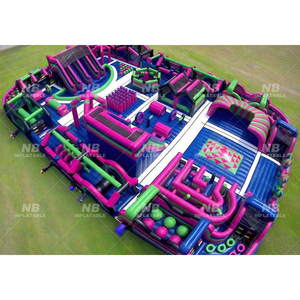Custom Factory <b>Inflatable</b> Space Theme Park <b>Games</b> Obstacle Course Large Trampoline Park <b>Inflatable</b> Trampoline Park Custom Factory - Product Image 3