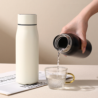 Usine 500ml Double Paroi En Acier Inoxydable Bouteille D'eau Isolé Sans BPA Thermos Réutilisable pour Voyage D'affaires Cadeaux Flacon