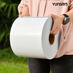 Holograma transparente <span class=keywords><strong>de</strong></span> inyección <span class=keywords><strong>de</strong></span> tinta adhesivo <span class=keywords><strong>de</strong></span> vinilo para imprimir PET holográfico con rollo <span class=keywords><strong>de</strong></span> etiquetas adhesivas patrón - Product Image 6