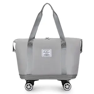 Personnalisable Logo Étanche Voyage Grande Capacité <span class=keywords><strong>Valise</strong></span> Bagage Sac <span class=keywords><strong>Valise</strong></span> Voyage Sac <span class=keywords><strong>4</strong></span> <span class=keywords><strong>Roues</strong></span> Gym Voyage Sac Fourre-Tout - Product Image 6
