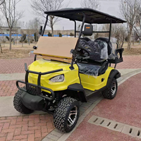 Voiturette de golf électrique tout-terrain 4 roues 48V avec suspension indépendante pour navette de site touristique