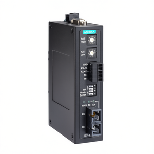 Convertidor de Medios de Fibra Óptica Moxa ICF-1150-M-ST, Conector ST Monomodo, Puerto RJ45, DC 5V, Uso Industrial - Product Image 2