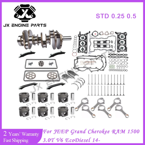 EXF Motorrevisieset Distributieketting <span class=keywords><strong>Kit</strong></span> Zuiger Drijfstanglagerset voor Jeep Grand Cherokee Ram 1500 3.0 Eco Diesel 3.0L 3.0T - Product Image 2