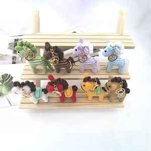 Pendentif de voiture en forme de poney « Que vous vous enrichissiez instantanément », fait main au <span class=keywords><strong>crochet</strong></span>, pour votre année de <span class=keywords><strong>naissance</strong></span> - Product Image 1