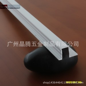 Riel deslizante de aleación de aluminio para puerta, montaje en pared, moderno, sencillo, no desmontable, para armario, mueble, guía de riel 4209 - Product Image 4