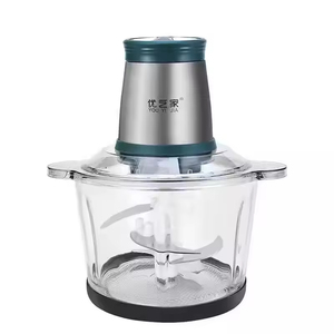 Procesador de Alimentos, Picadora de Carne y Verduras, Molinillos Eléctricos <span class=keywords><strong>Mini</strong></span> de Acero Inoxidable de 2L 3L para Cocina Casera - Product Image 5